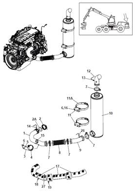 Exhaust, assembly 9991822