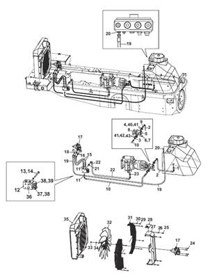 Hydraulic cooling, assembly 9991976