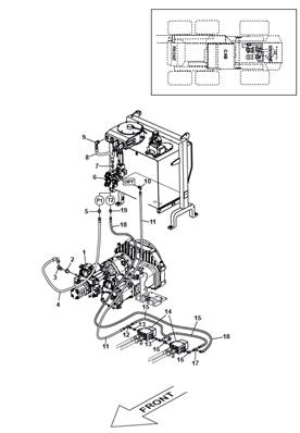 Advancement, hydraulic lines 9992048