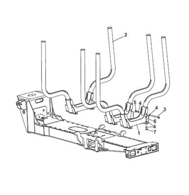 Cradles, mounting 9992493