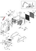 Hood guard, mounting 9992681