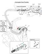 Harvester head harness, assembly 9992779S2