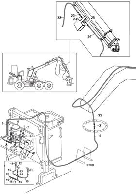 Chain lubrication, assembly 9992886