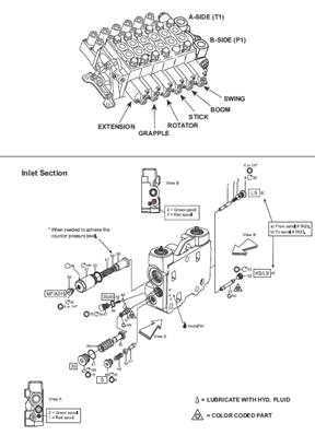Crane distributor K170, assembly 99929225