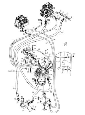 Saw hydraulics 318 F11-19 LM006710S2