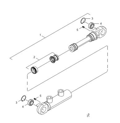 Cylinder ø25/16 – 45 LM015462