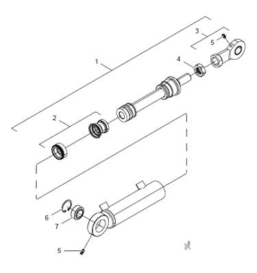 Cylinder ø40/25 – 106 LM015669