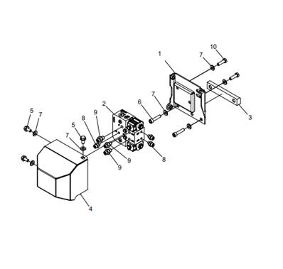 Color pump, assembly LM018627