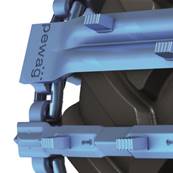 Pair of tracks bluetrack perfekt 26mm 2x2 for 710/45 Pewag 766352X2