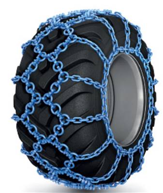 Pair of chains 23.1-26 single diamond Forstgrip Soft 15.2mm Pewag 79590
