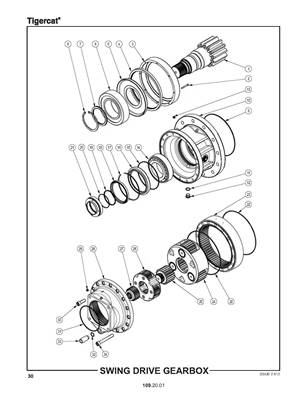 Swing Drive Gearbox 1092001