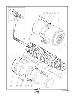 Axle , Fixed 40626512S2