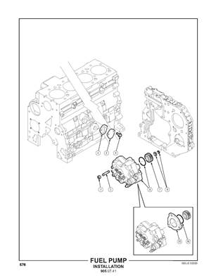 Fuel Pump, Installation 9050741