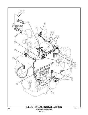Electrical Installation, Engine Harness 9300281
