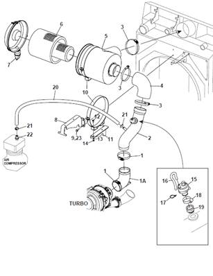 Engine air cleaner 9990019
