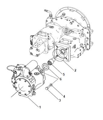 Transmission pump mounting 9990040