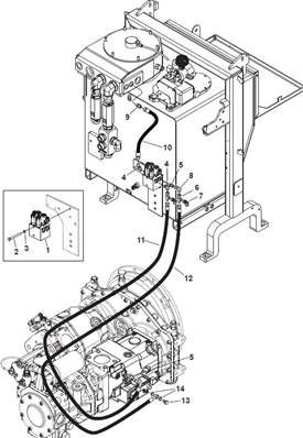 Harvester head pump control 9990063