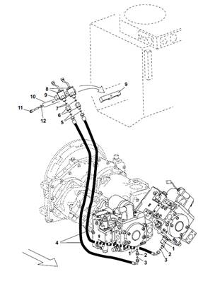 Transmission, high pressure sensors 9991468