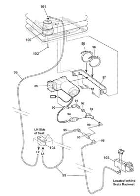Seat 7000, assembly 9991635
