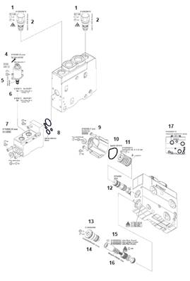 Crane distributor K220, assembly 9991745