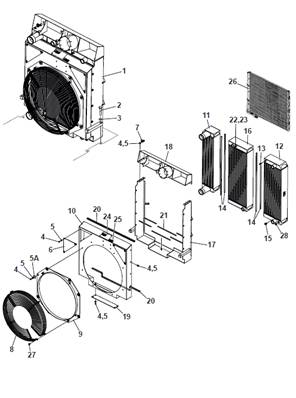 Water cooling, assembly 9991827