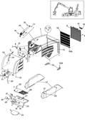 Hood guard, mounting 9992285