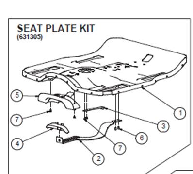 7000 HIGH END seat assembly 99929442