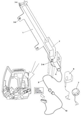 Electronic compass, mounting 9992998
