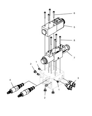 Manifold with rotator control LM017615