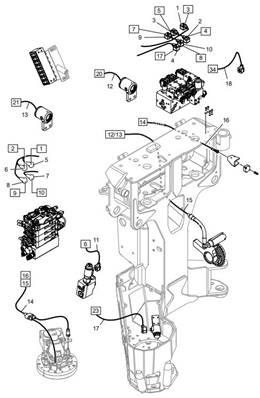Electrical harness for Log Mate 510 LM035222-KABEL
