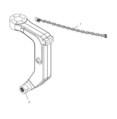 Felling link, molded LM043541