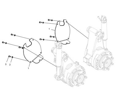 Feed roller arms cover LM043551