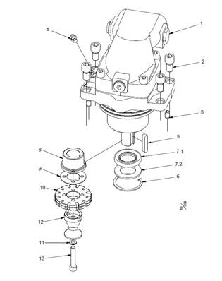 Saw motor SuperCut 100 F11-19 LM554273