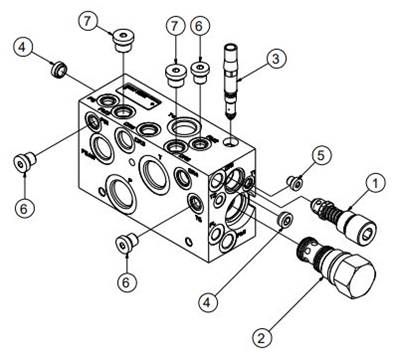 Inlet manifold S01 LM614116-04