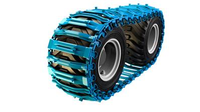 Pair of tracks  Combination EVO-Baltic 26mm 710-26.5 Olofsfors 249-644025DB