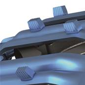 Pair of tracks bluetrack perfekt 26mm 1x1 for 710/40 Pewag 595291X1