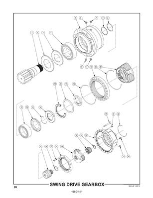 Swing Drive Gearbox 1092101S2