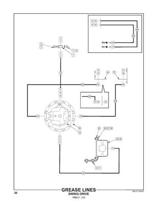 Greases Lines Swing Drive 11001143S2