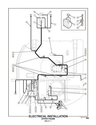 Electrical Instl., Upper Frame 6030512S2