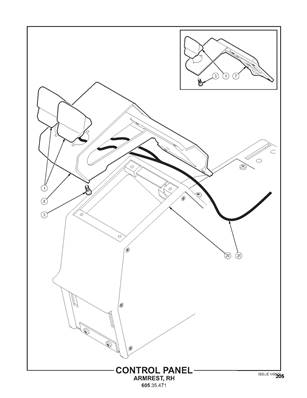 Control Panel : Armrest, RH 60535471