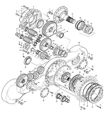 Front pendulum arms 7016644