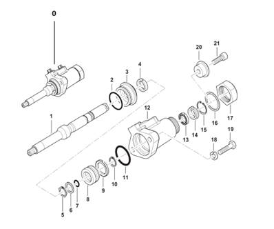Shifting cylinder ECO 19 7019595