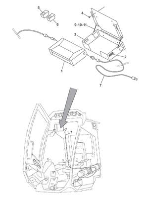 A4 color printer, assembly 7031278