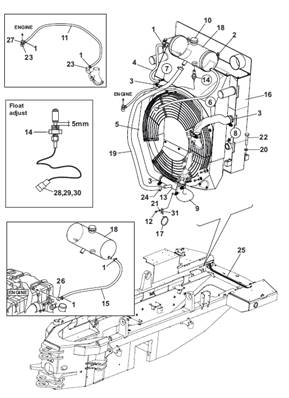 Water cooling, assembly 9902879