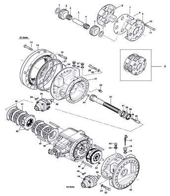 Axle beam of balanced bogie 9990035S2