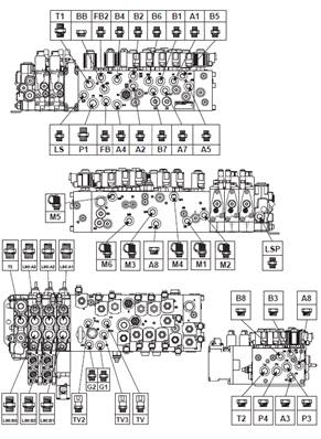 Multi valve connections 9990066S2