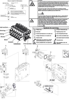 Crane distributor K220, assembly 9991018