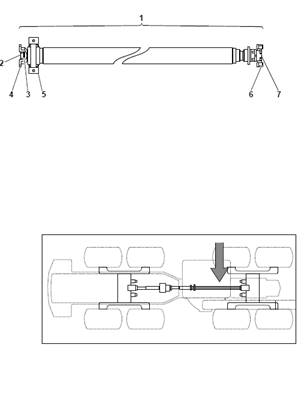 Transmission, drive shafts 9991184