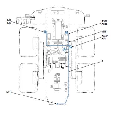 Webasto harness, assembly 9991221