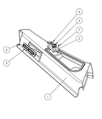 Assembly, left panel 9991392